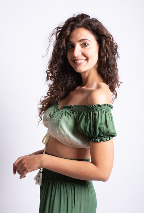 Belle off-shoulder top